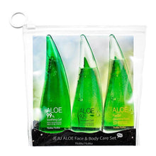 Cargar imagen en el visor de la galería, Set de productos de Aloe vera / Gel multiuso calmante e hidratante + Gel de ducha + Gel limpiador facial