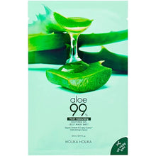 Cargar imagen en el visor de la galería, Mascarilla facial calmante en gel 99% de Aloe vera / Soothing Gel Jelly Mask Sheet