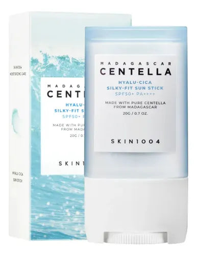 Protector solar de centella asiática y ácido hialurónico / Madagascar Centella Hyalu-Cica Silky-Fit Sun Stick 20g