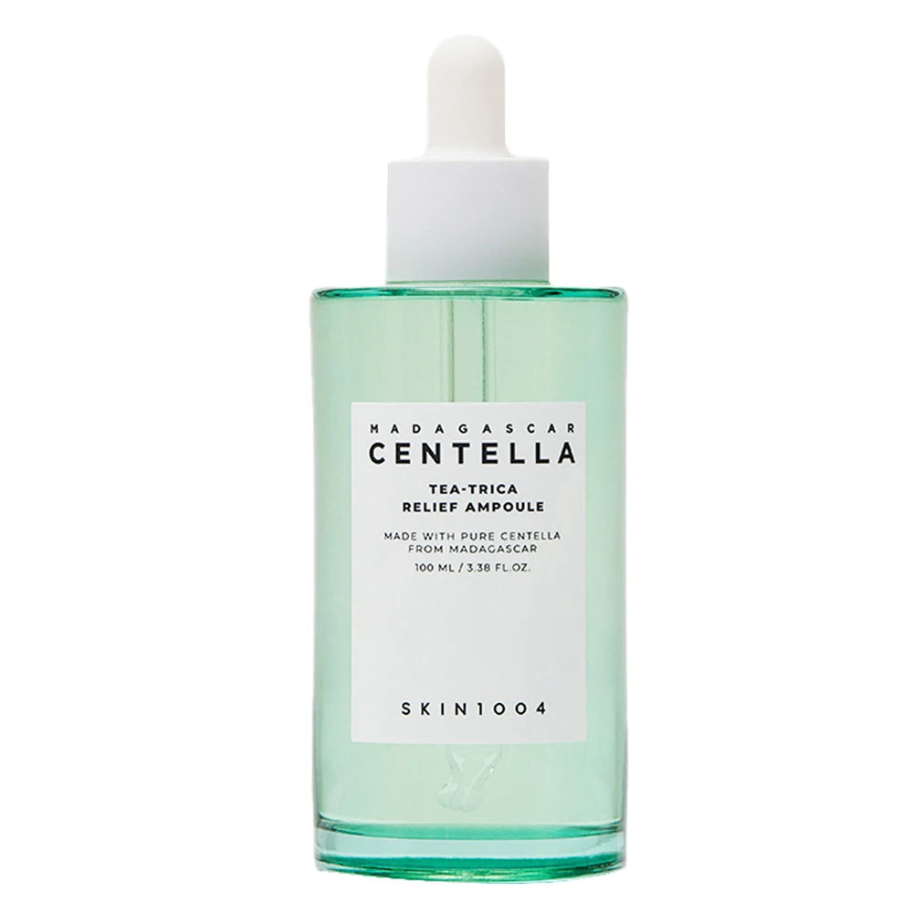 Sérum facial reduce la inflamación, poros dilatados y puntos negros / Madagascar Centella Tea-Trica Relief Ampoule 100ml
