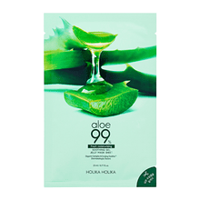 Cargar imagen en el visor de la galería, Mascarilla facial calmante en gel 99% de Aloe vera / Soothing Gel Jelly Mask Sheet
