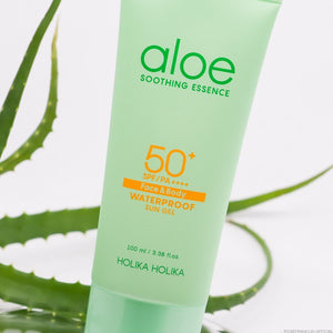 Bloqueador solar a prueba de agua de Aloe vera 50+ / Water Proof Sun Gel (SPF 50+)