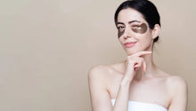 Cargar imagen en el visor de la galería, Parches contorno de ojos hidrogel aclarante / Real Gold Black Pearl Eye Patch
